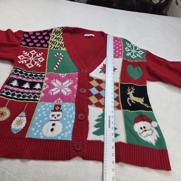 Celebrate Together Women's Christmas Cardigan Size 2X - Picture 9 of 12